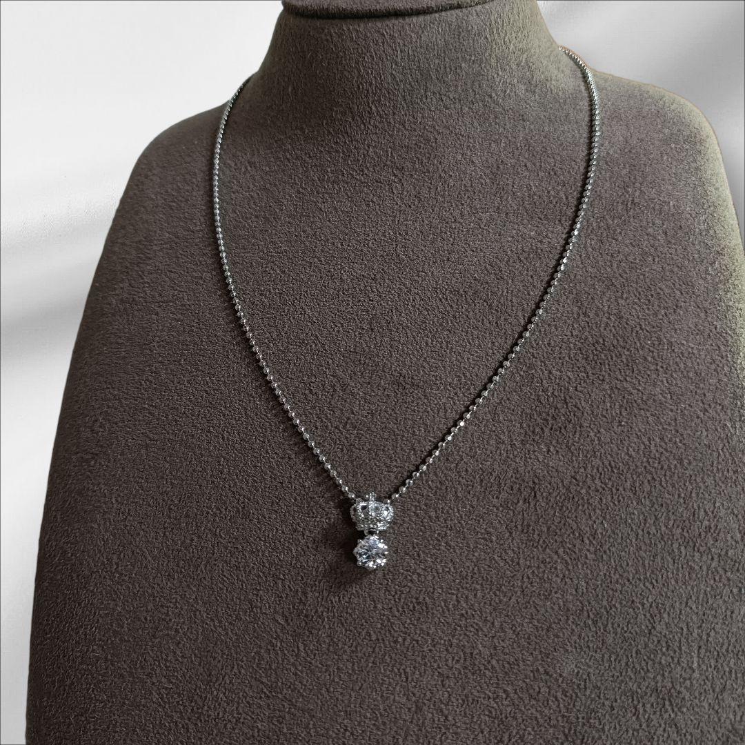 Justin Davis ネックレス クラウン　シャイニー加工　レディース