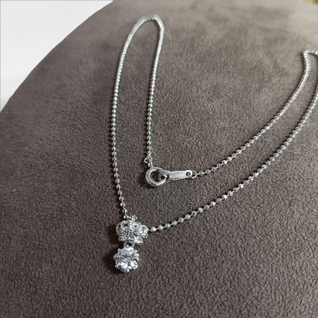 Justin Davis ネックレス クラウン　シャイニー加工　レディース