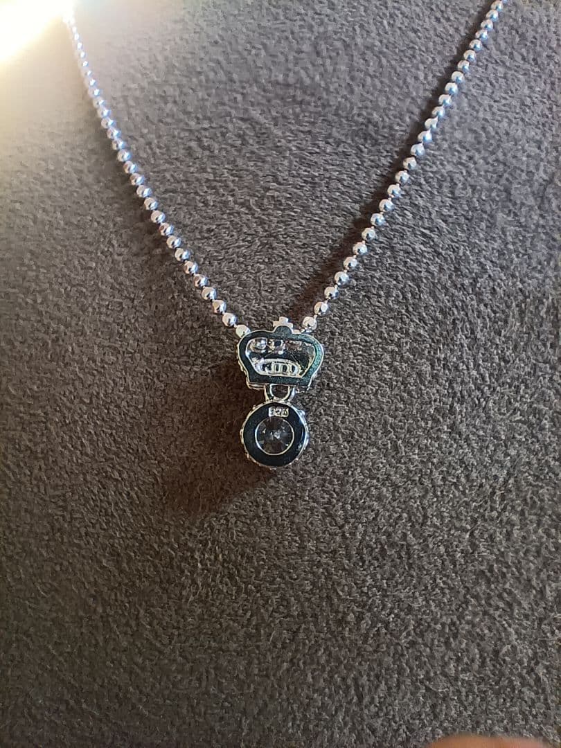 Justin Davis ネックレス クラウン　シャイニー加工　レディース