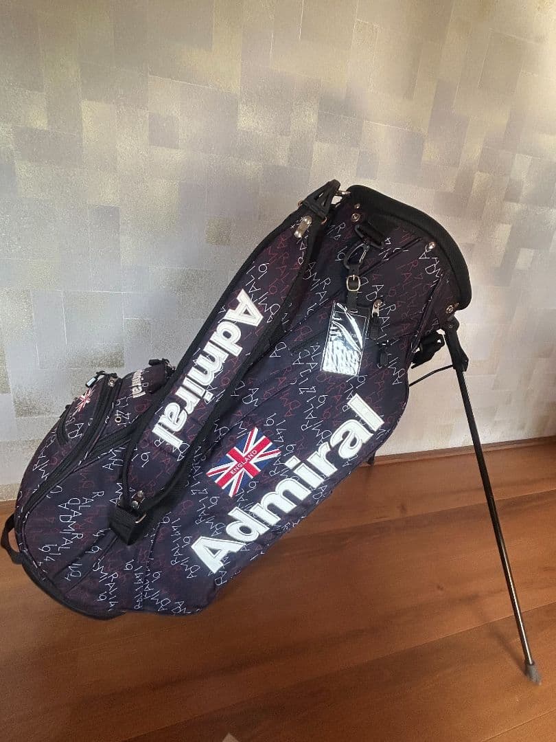 Admiral スタンド式ゴルフバッグ ネイビー