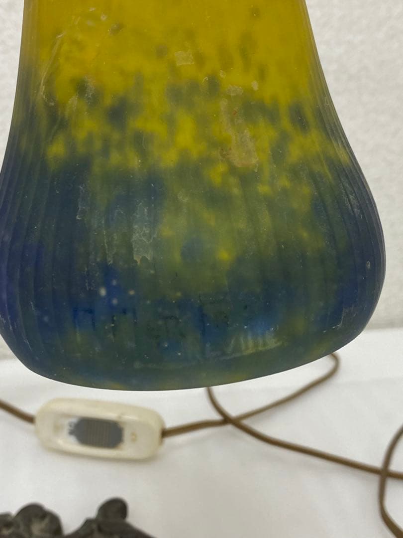 3-1537 フランス製　ミュラー兄弟　アンティーク照明