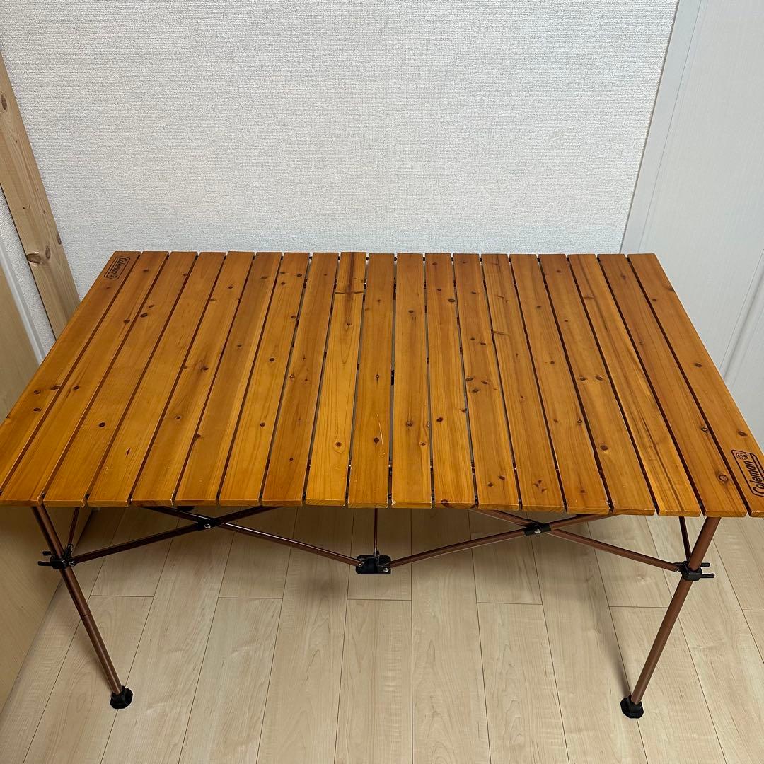 コールマンColemanナチュラルウッドロールテーブルクラシック