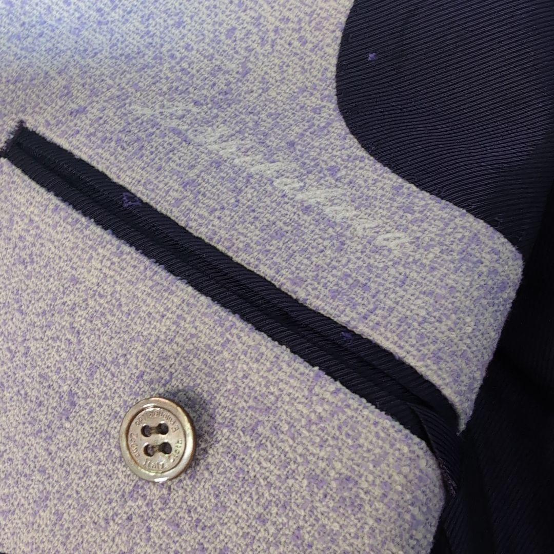 Ermenegildo Zegna 赤タグ テーラードジャケットメランジパープル
