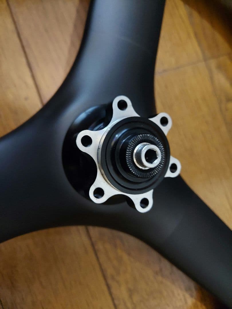 ICANカーボンバトンホイール前後セット 20インチ451ディスクブレーキ用中古