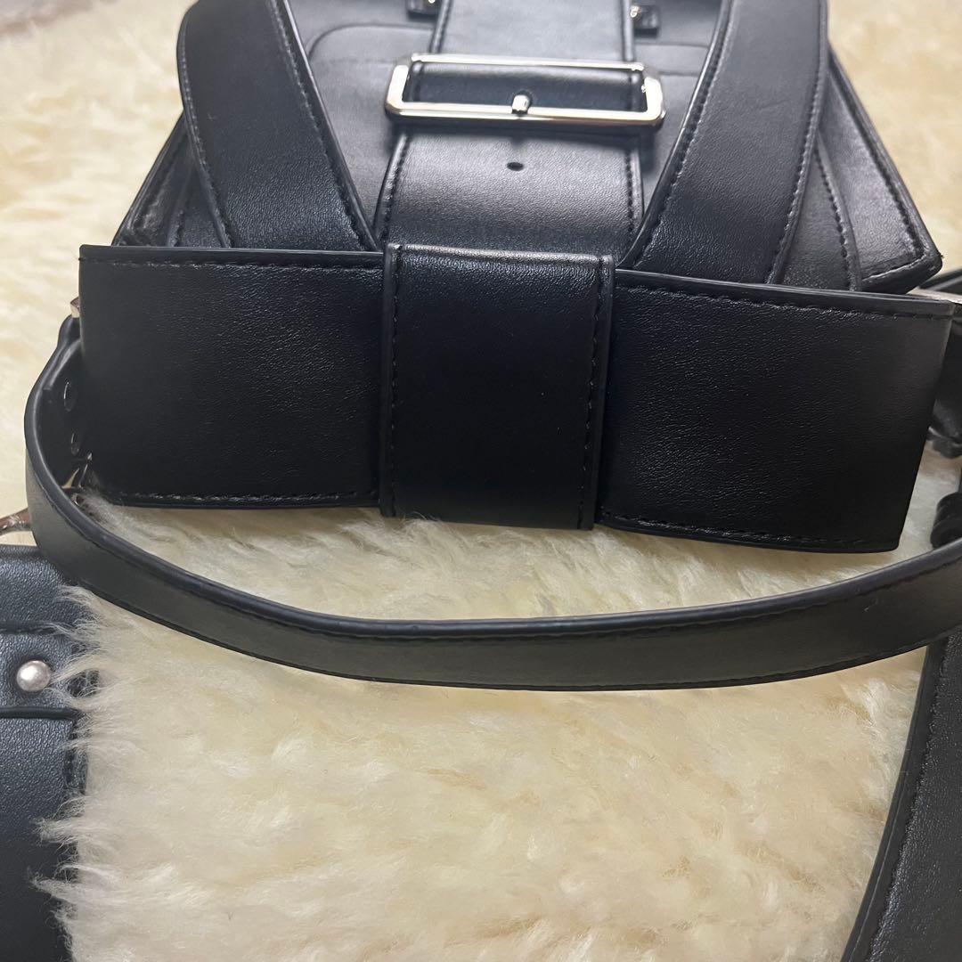 黒 Candy Stripper RIBBON SHOULDER 2way 黒