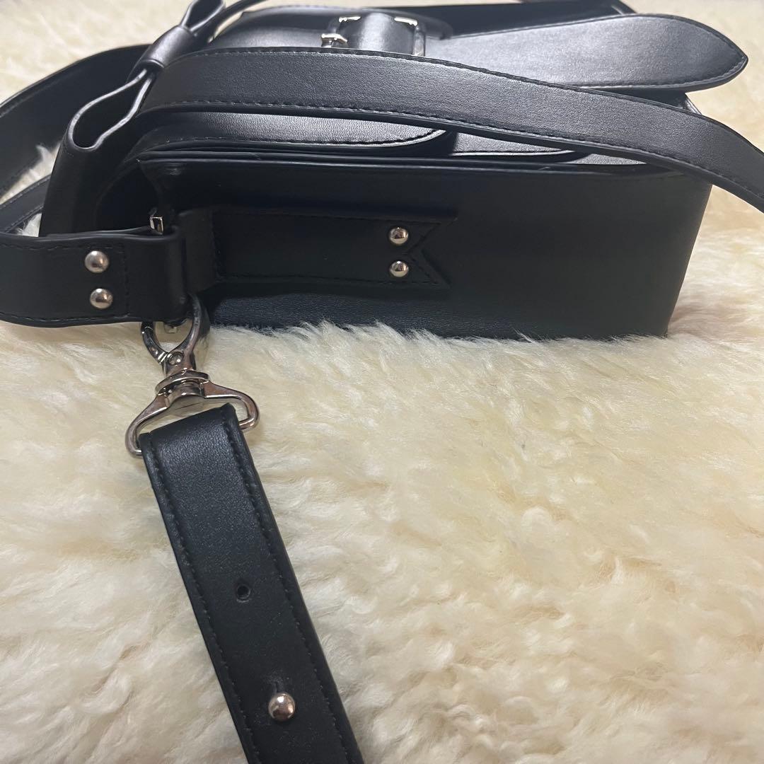 黒 Candy Stripper RIBBON SHOULDER 2way 黒