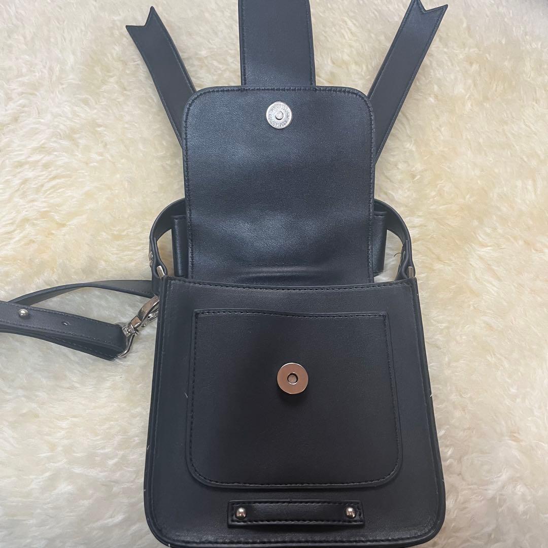 黒 Candy Stripper RIBBON SHOULDER 2way 黒