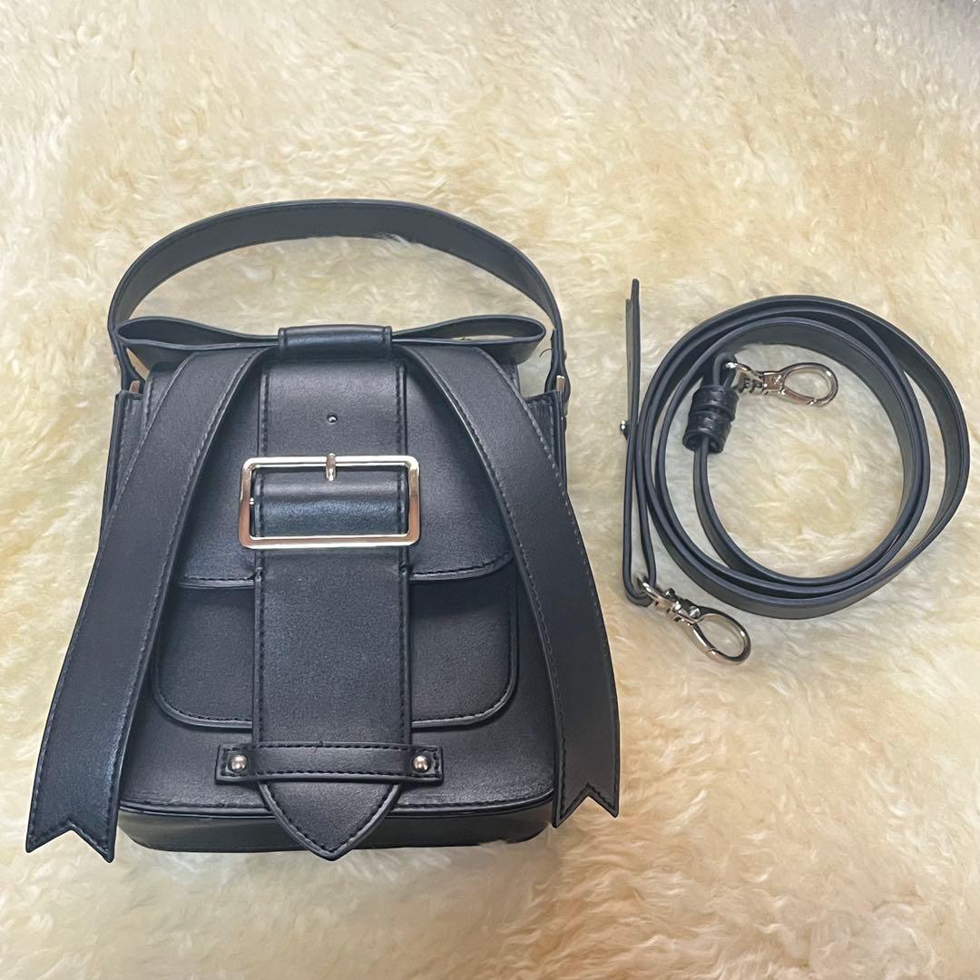 黒 Candy Stripper RIBBON SHOULDER 2way 黒