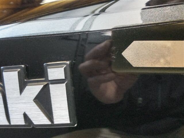 Kawasaki 　ZRX1200ダエグ　ブラックリミテッド　ガスタンクです