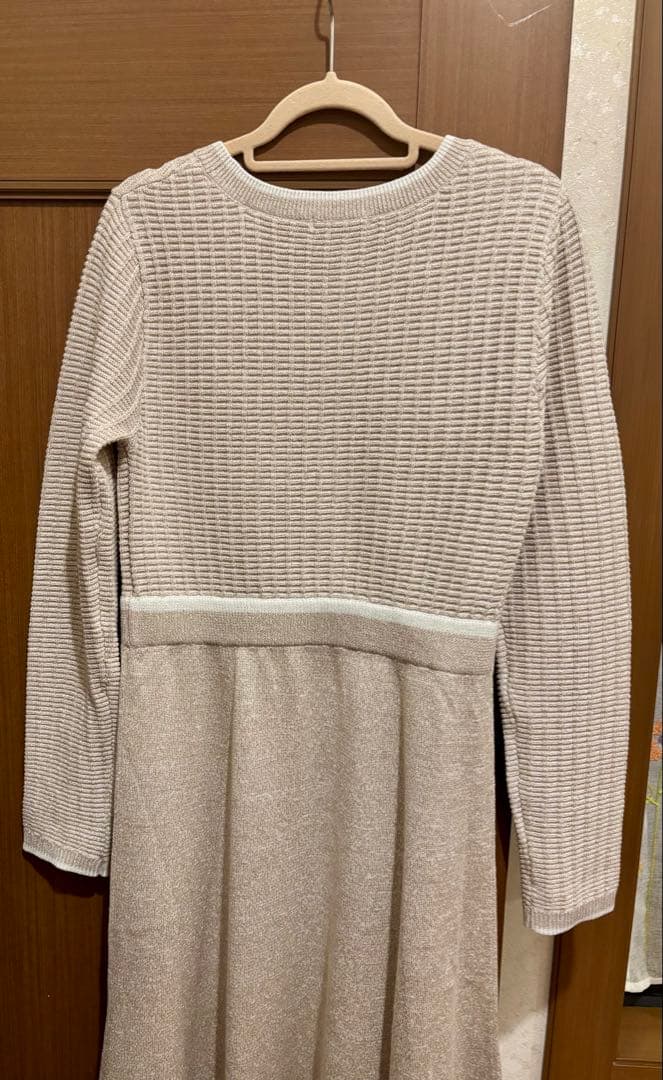 JILL by JILLSTUART ラメツイード配色ニットワンピース