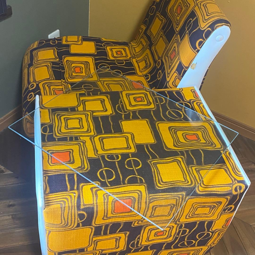 専用　ミッドセンチュリー　昭和レトロ　チェア2脚テーブルセット