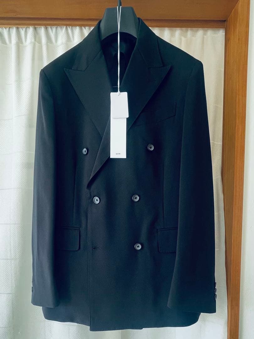 ジャケット・アウター WYWM LIDNM HIGH TWIST PE DOUBLE SUIT M