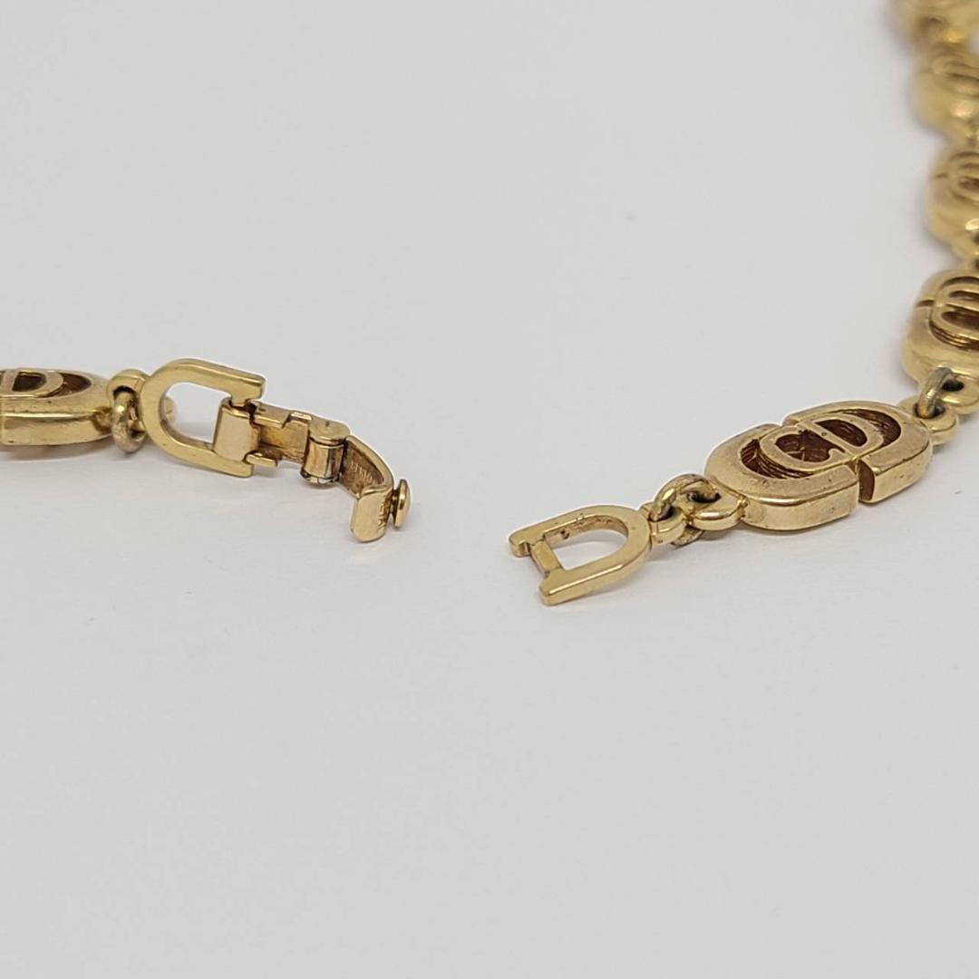 ディオール Dior ネックレス CDロゴ 金属素材 ゴールド