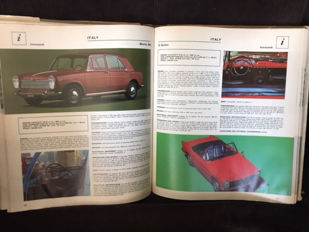 WORLD CAR CATALOGUE 1964 旧車カタログ世界名車 希少