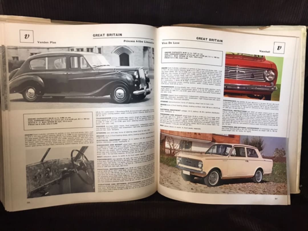 WORLD CAR CATALOGUE 1964 旧車カタログ世界名車 希少
