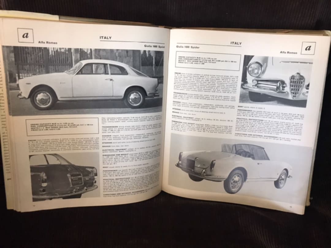 WORLD CAR CATALOGUE 1964 旧車カタログ世界名車 希少