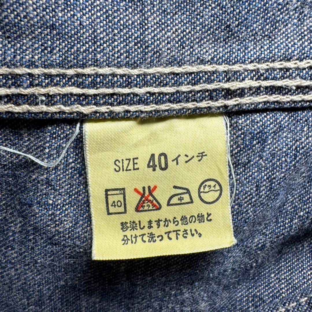 ☆Levi’s WORKERS デニムカバーオール 濃紺 香港製 90s 40☆