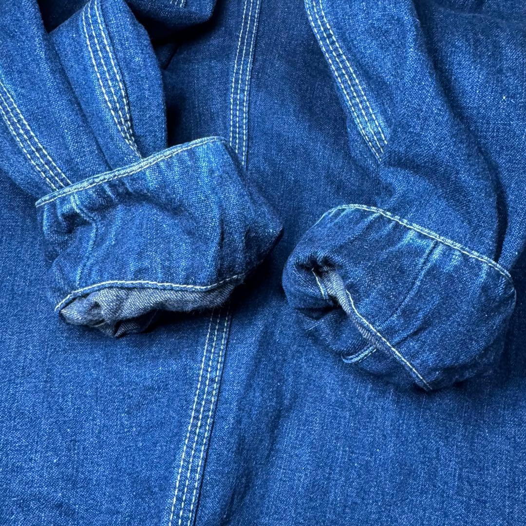 ☆Levi’s WORKERS デニムカバーオール 濃紺 香港製 90s 40☆