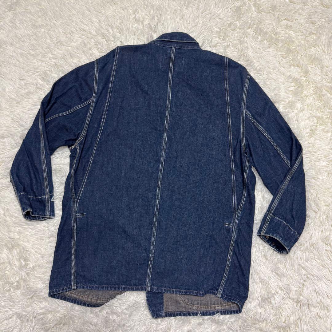 ☆Levi’s WORKERS デニムカバーオール 濃紺 香港製 90s 40☆