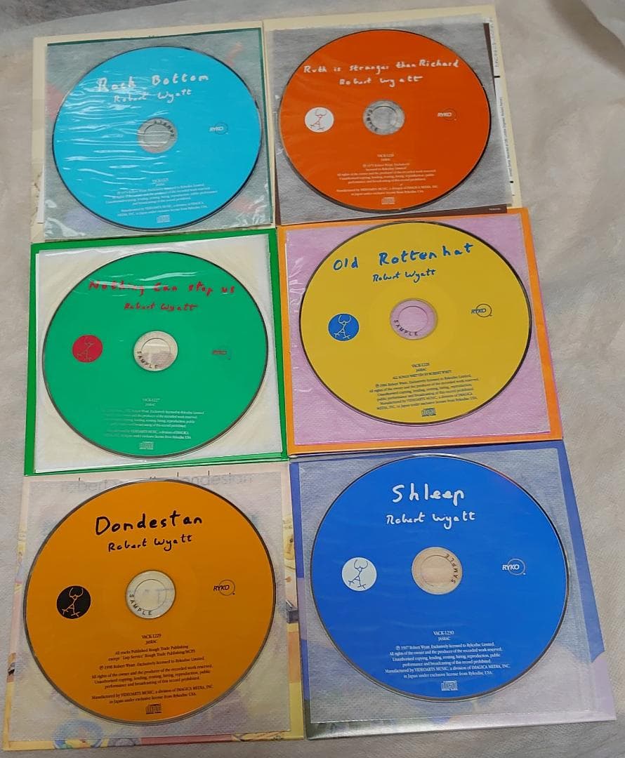 紙ジャケ ロバート・ワイアット Robert Wyatt プロモ盤 6枚 セット