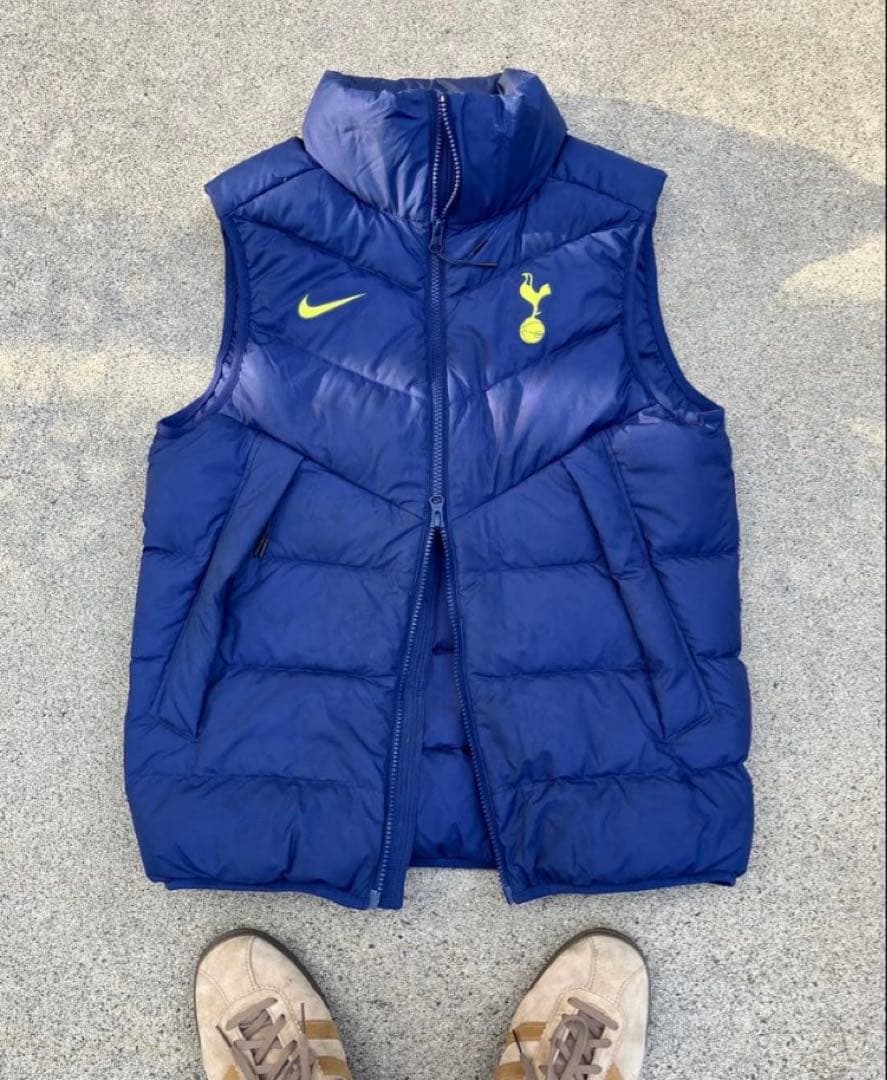 【入手困難】ナイキxトッテナム/ダウンベスト/古着/ビンテージ S英国