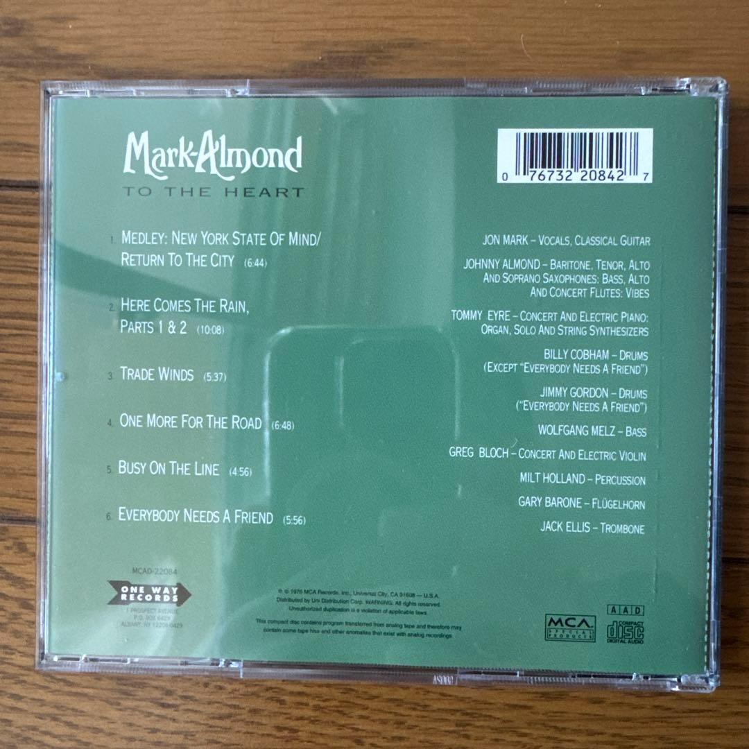 マーク＝アーモンド「TO THE HEART ~心に」のCD