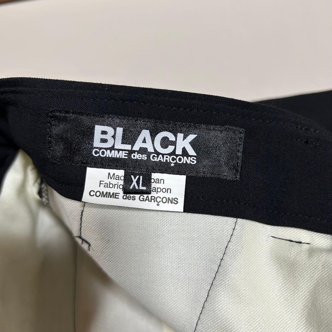 BLACKCOMMEdesGARCONSサイドジップ付ハーフパンツXL美中古