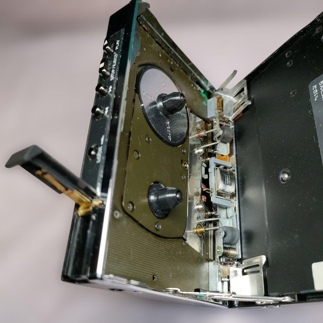 SONY CASSETTE PLAYER WM-F501 ジャンク ケース付