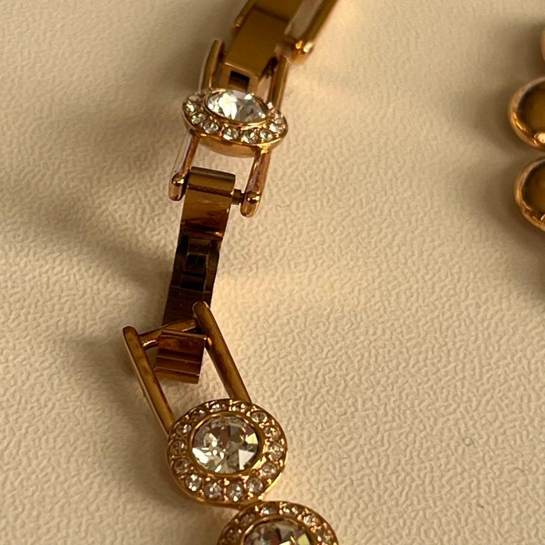 swarovski Una Angelic ネックレス　ラウンドカット ゴールド