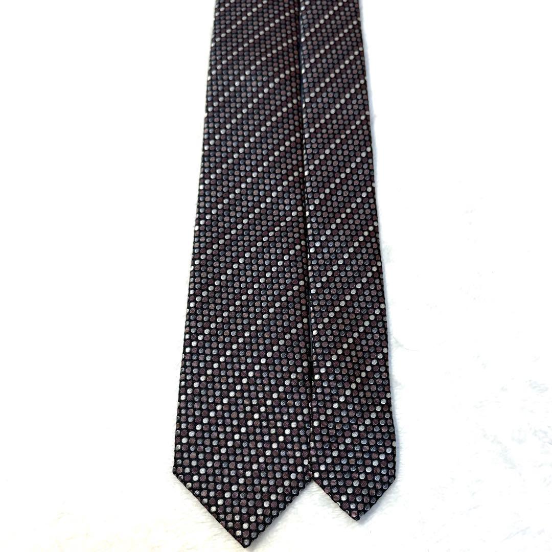 【限定価格】エルメネジルドゼニア　ナロータイ　ストライプ　ドット　レジメンタル