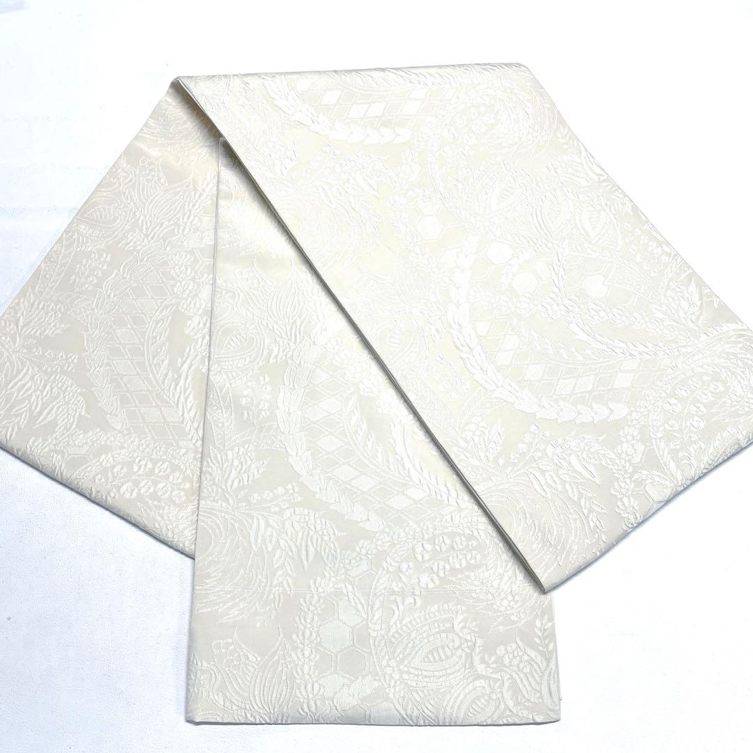 専用帯5968 ●渡文織物謹製 纐纈 高級 正絹 全通 袋帯