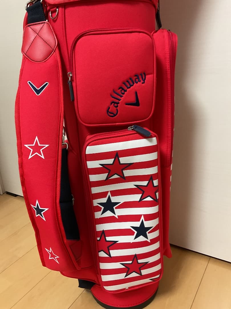 美品　キャロウェイ　キャディバッグ　レディース　赤