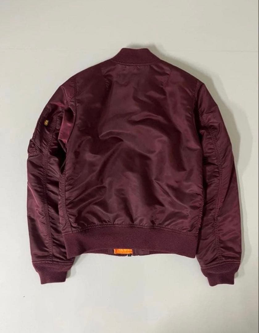 バーガンディ MA-1ジャケット Sサイズ