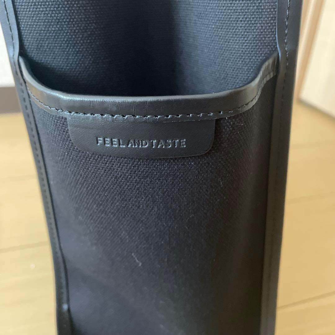 FEEL AND TASTE 黒 トートバッグ