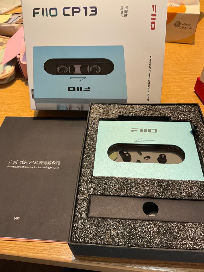 未使用新品FIIO ポータブルカセット CP13 Transparent ブルー
