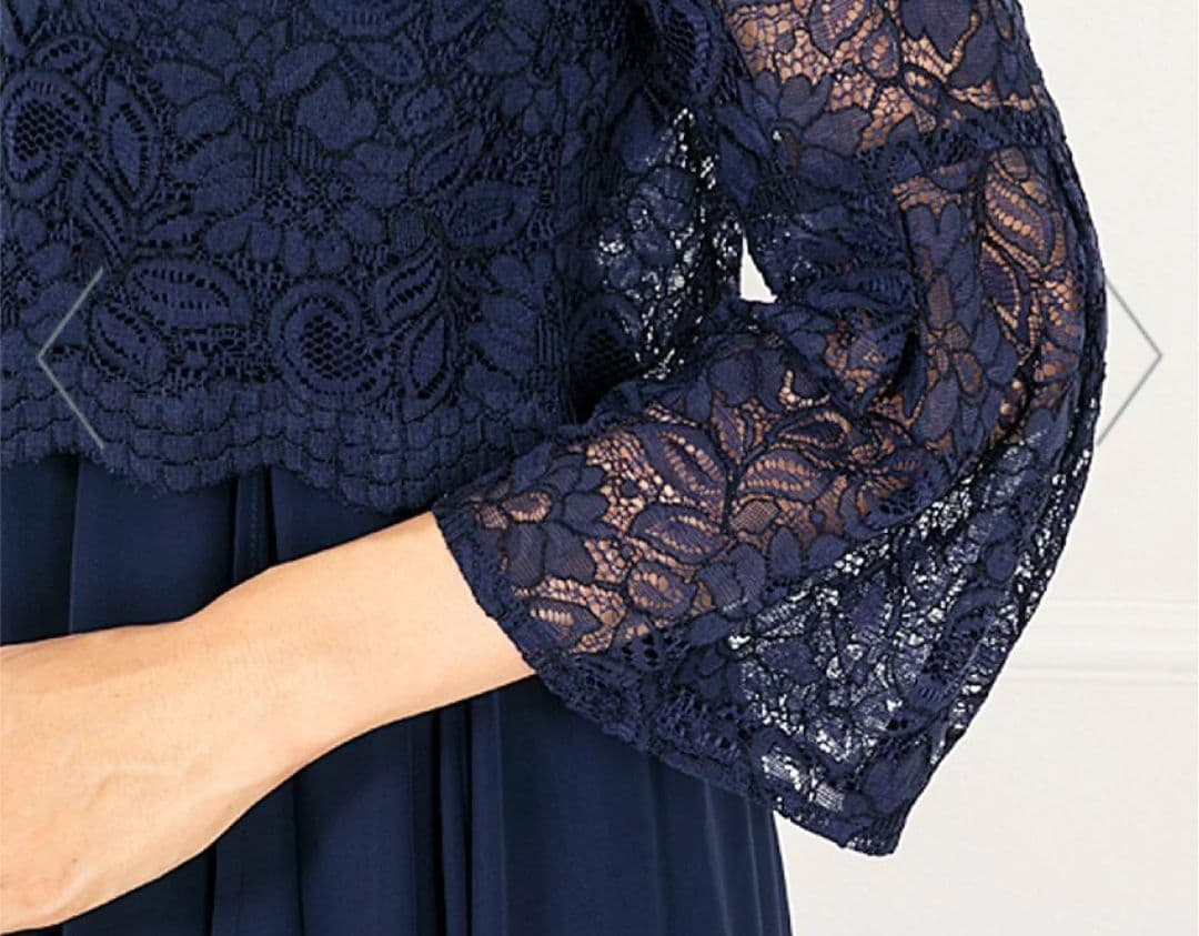 パーティードレス 結婚式 ロング丈(4L)