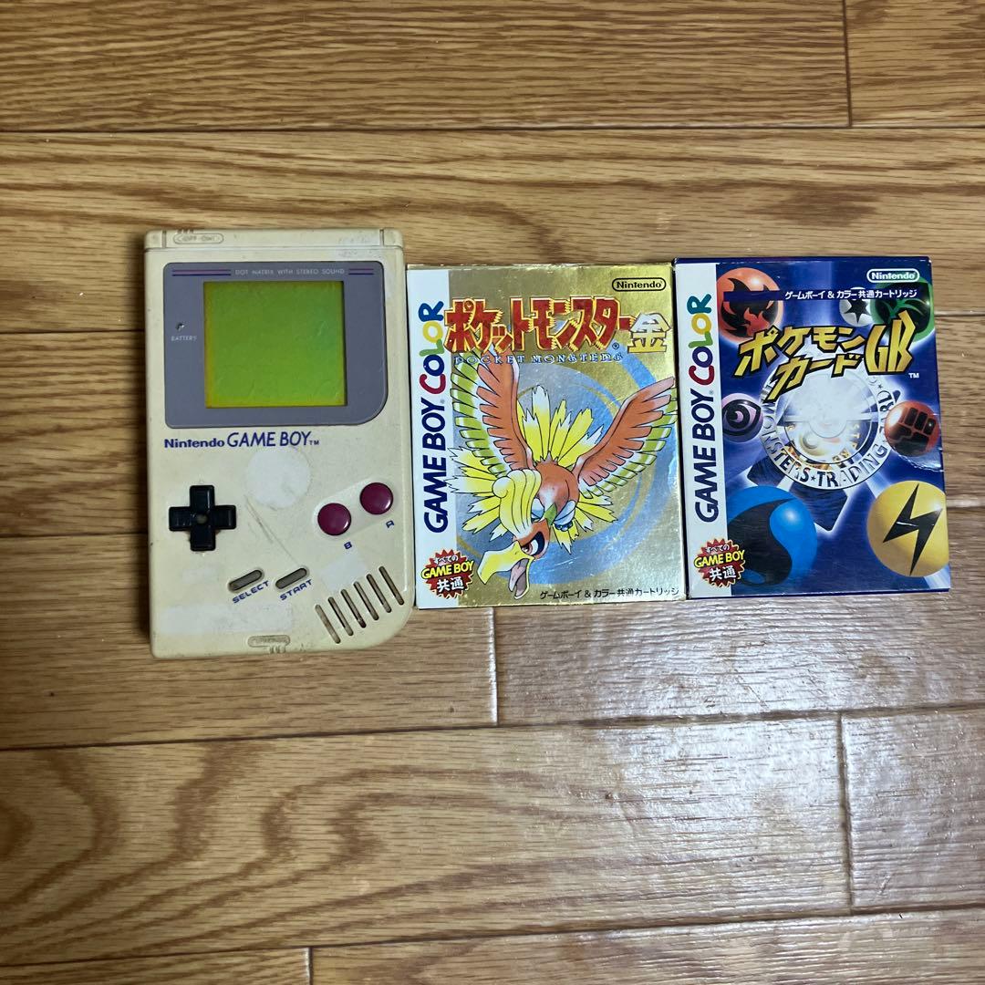 初代GB本体　GBkポケモン金　ポケモンカードGBセット