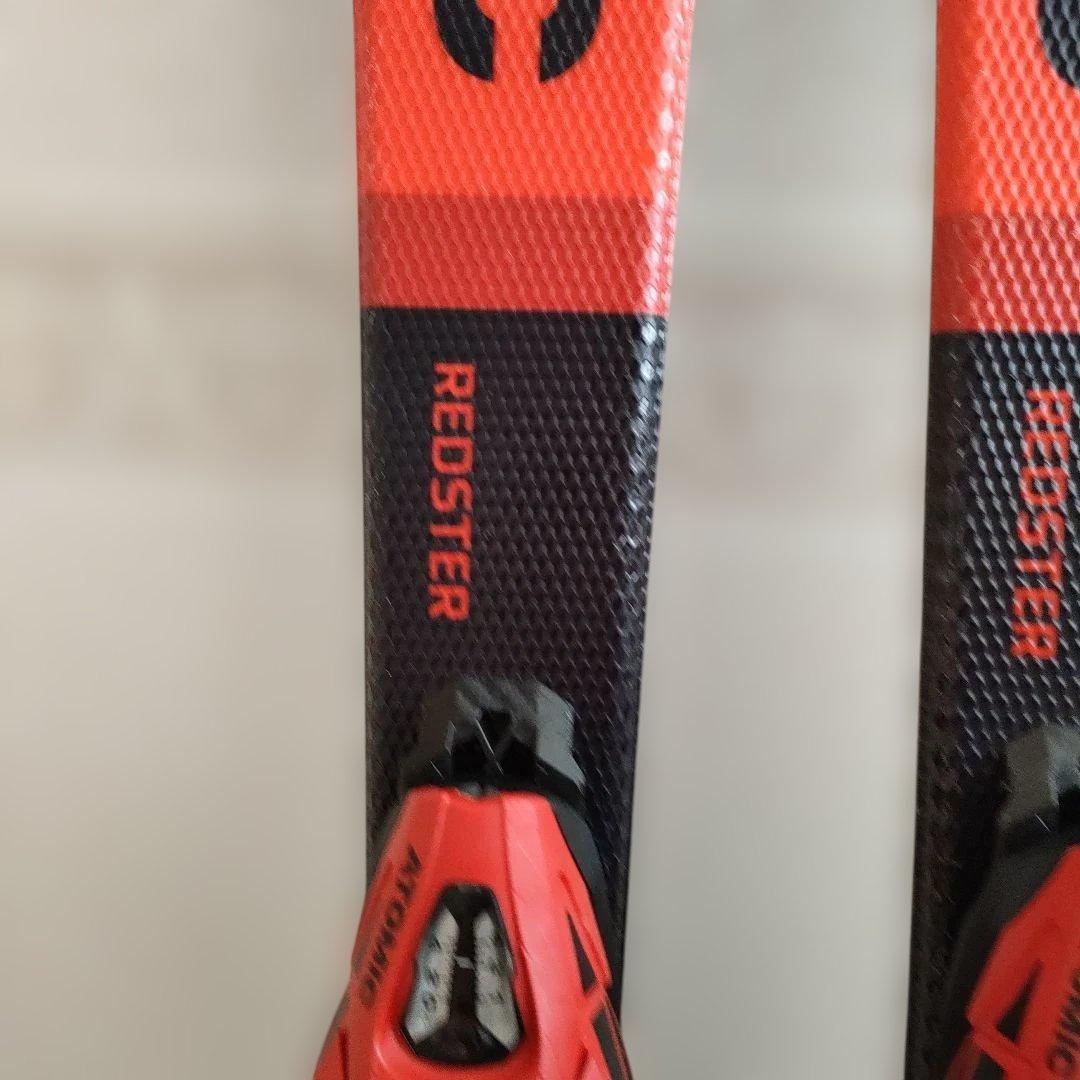 ATOMIC スキー板 赤 ブラック　130センチ redstar