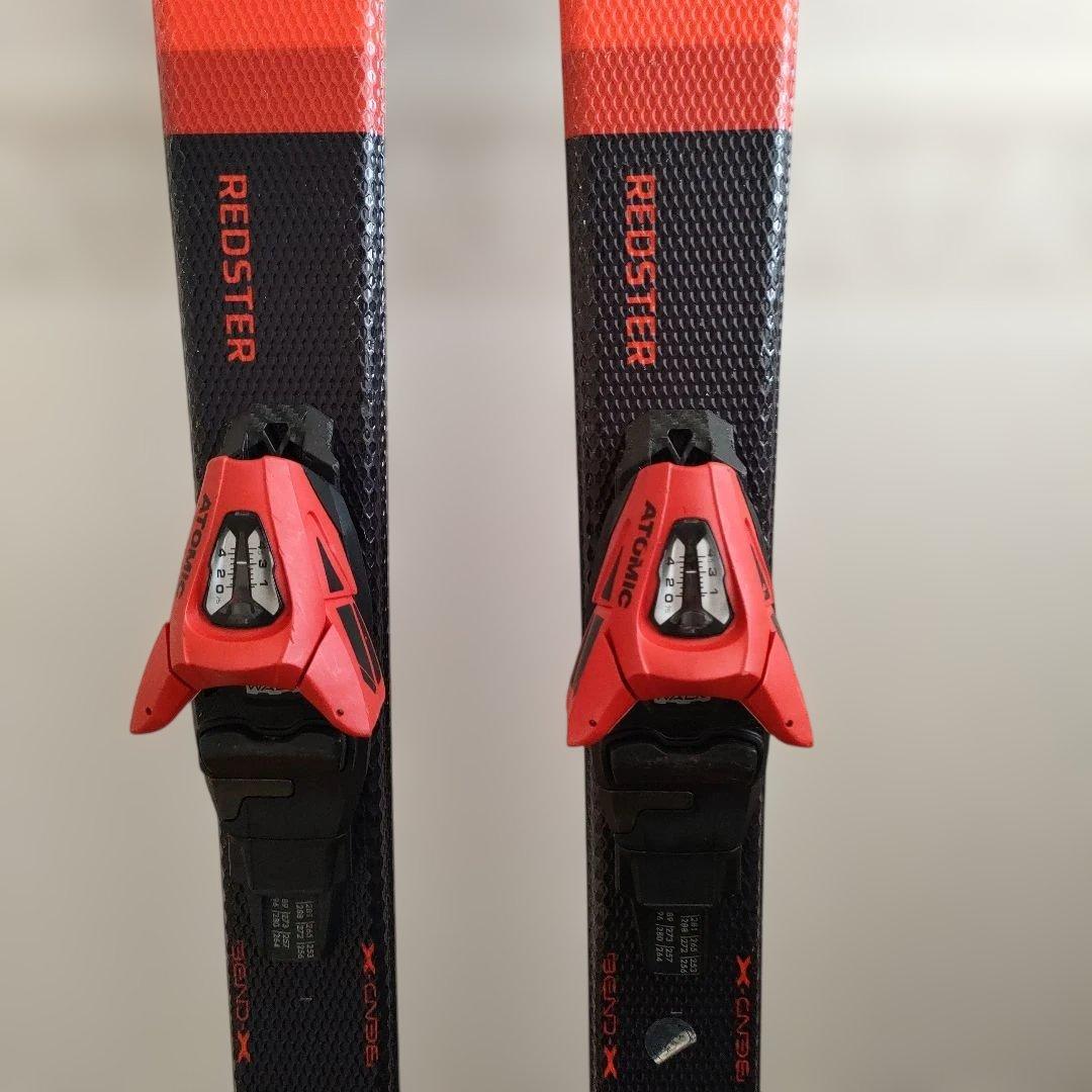 ATOMIC スキー板 赤 ブラック　130センチ redstar
