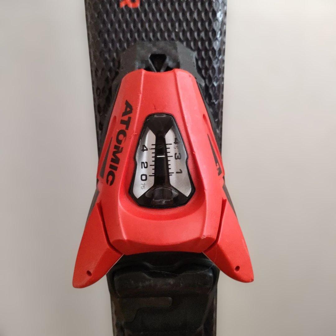ATOMIC スキー板 赤 ブラック　130センチ redstar