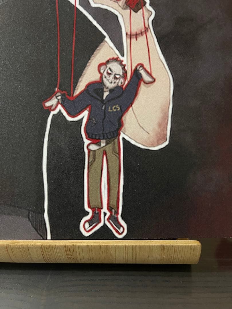 値下げ中:バイオハザード　声優ジェシー・ピメンテル直筆サイン入り本人のイラスト絵