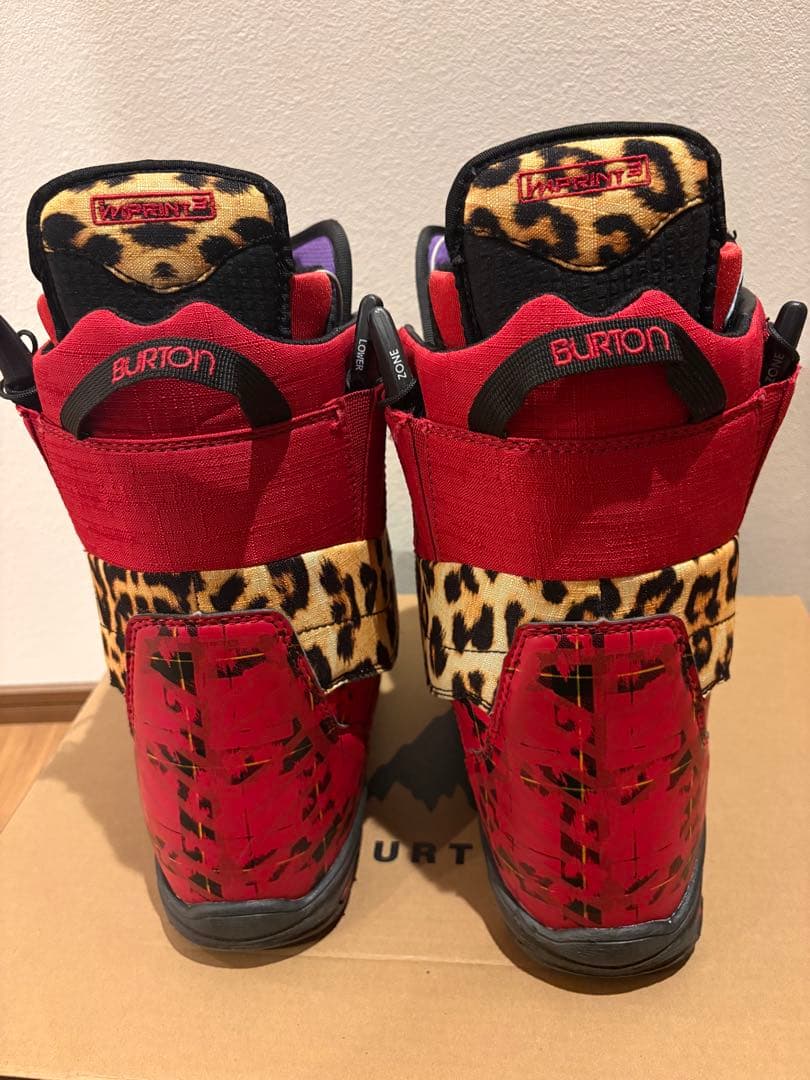 BURTON RITUAL 23.5cmスノーボードブーツヒョウ柄バートン