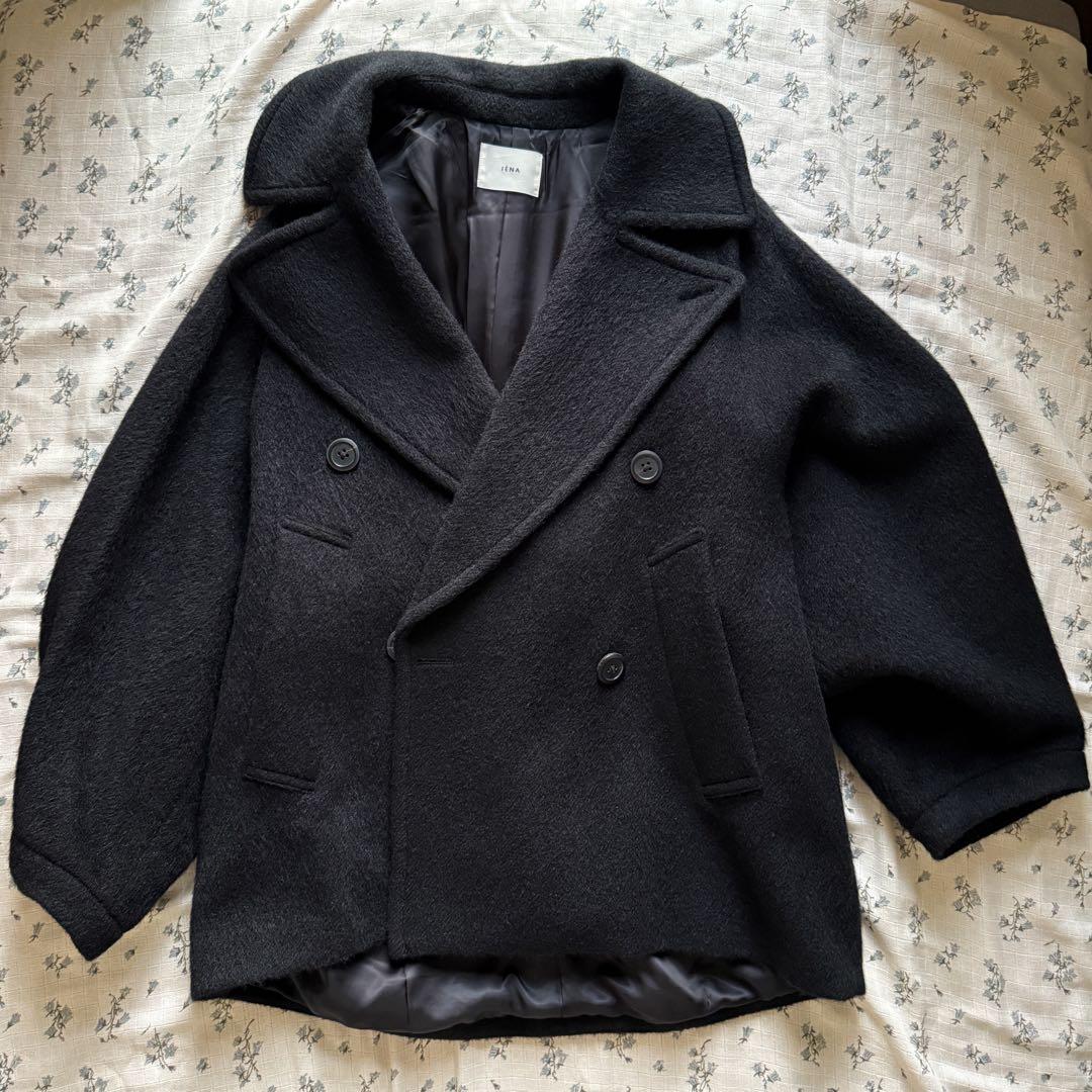 えん IENA イエナ モヘヤミックスシャギー ショートコート