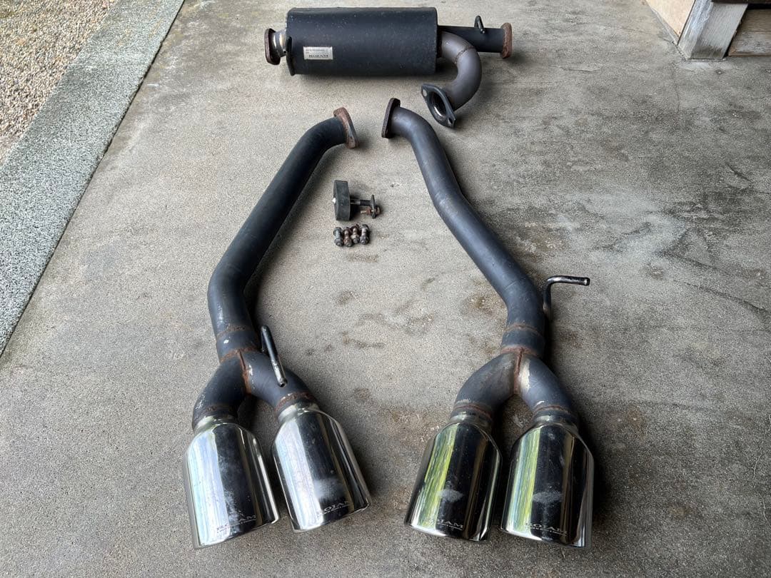 ヴォクシー ノア 80系ROJAM マフラー ４本出し 車検対応