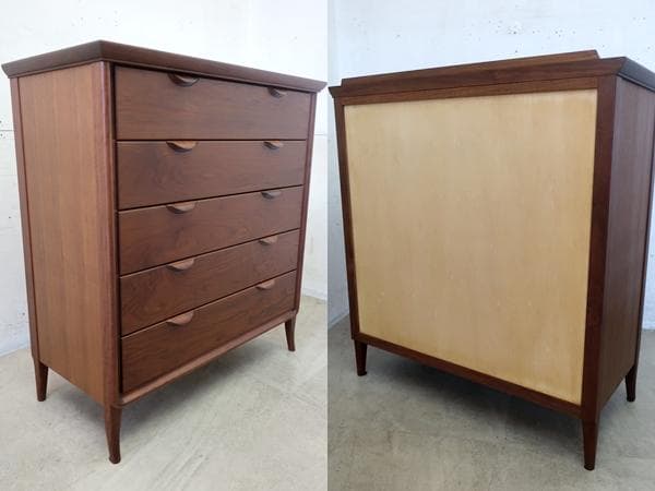 展示品■KAGURA/家具蔵■最高級■エミネント■ウォールナット材■5段チェスト
