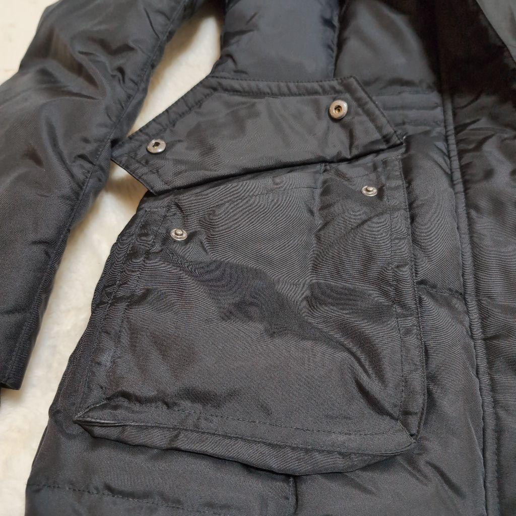 Pajar  ダウン　ブラック ロングコート ファー付き　高級