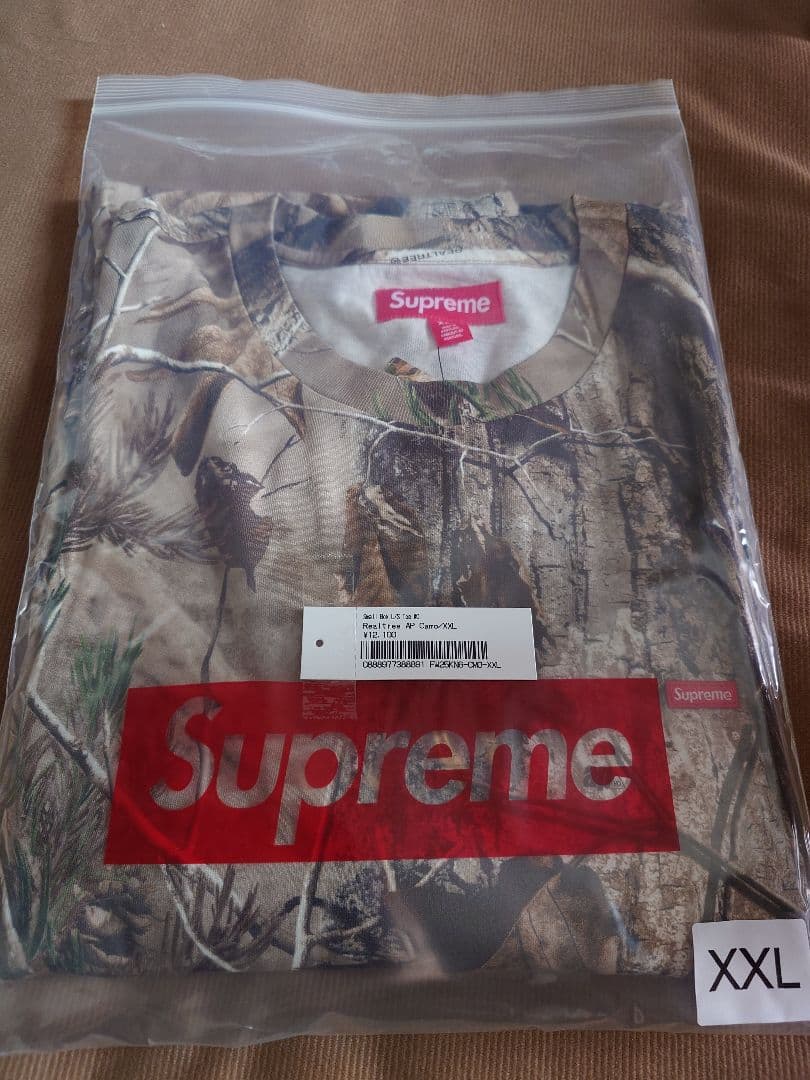 トップス supreme Small Box L/S Tee Camo