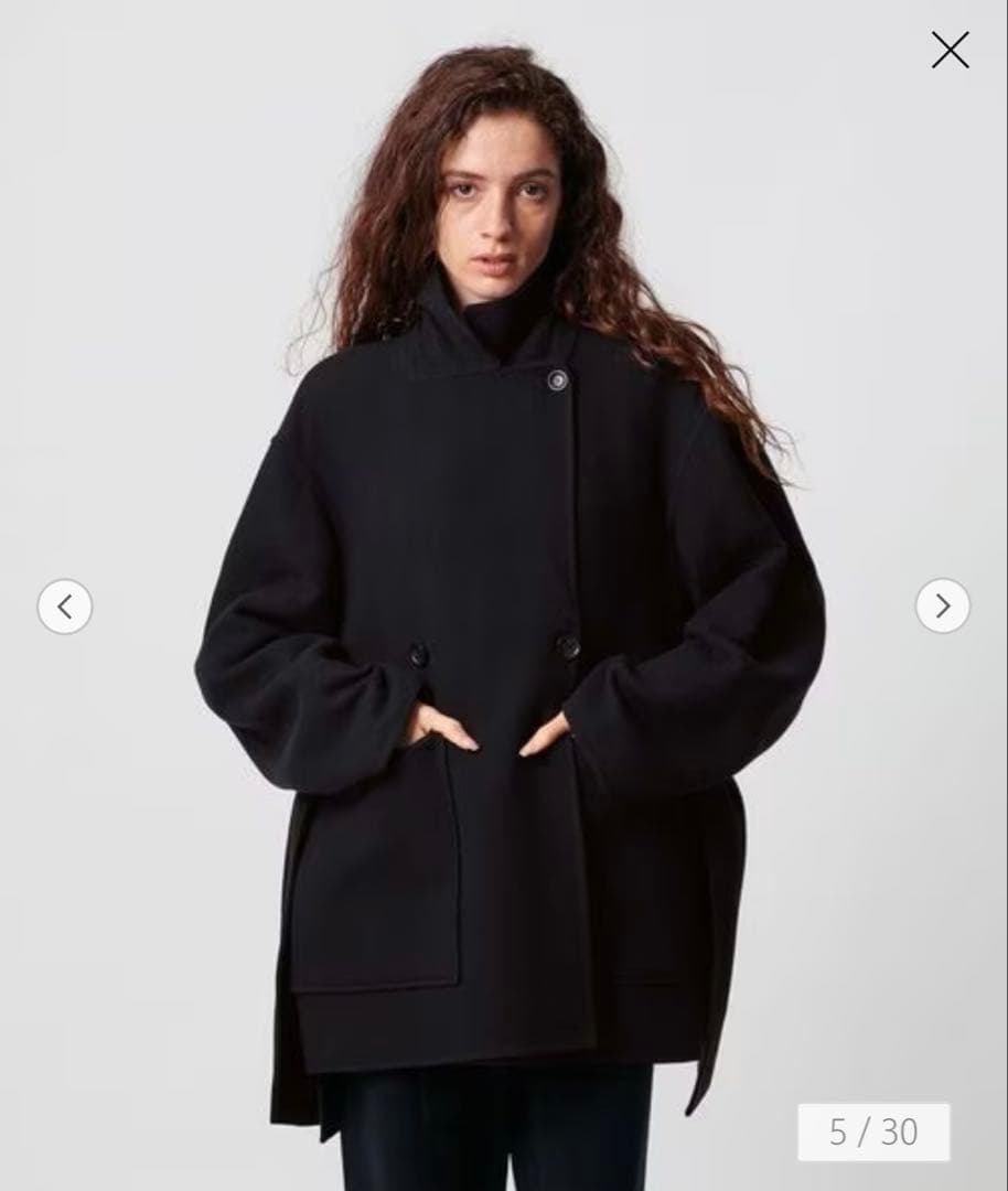 ATTISESSIONリバーシブル ベルト コート