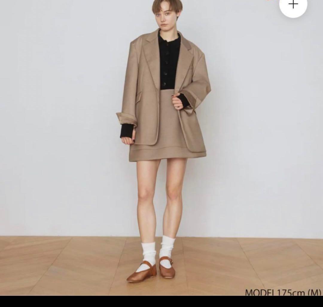 ボンディングテーラードジャケット