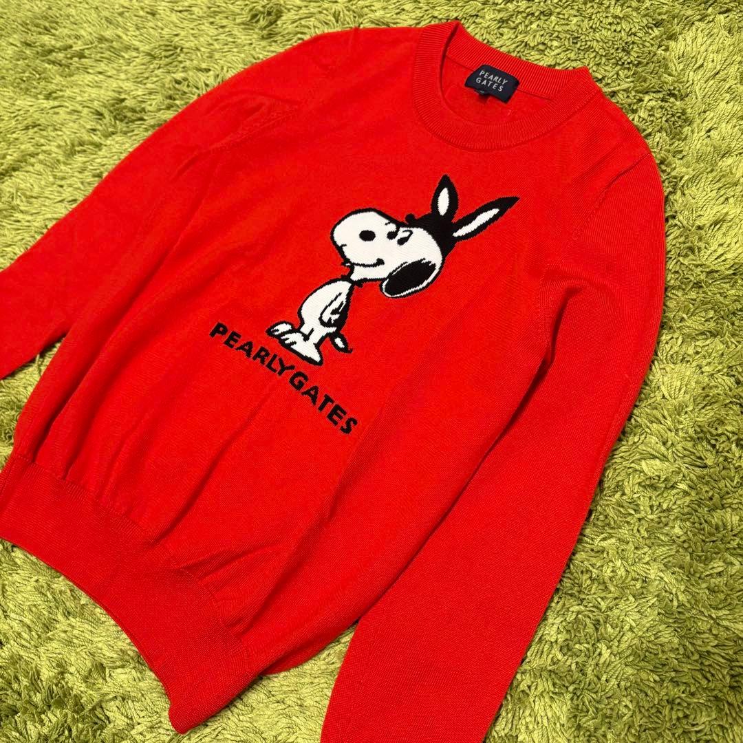 パーリーゲイツ PEARLYGATES スヌーピー ニット セーター サイズ0